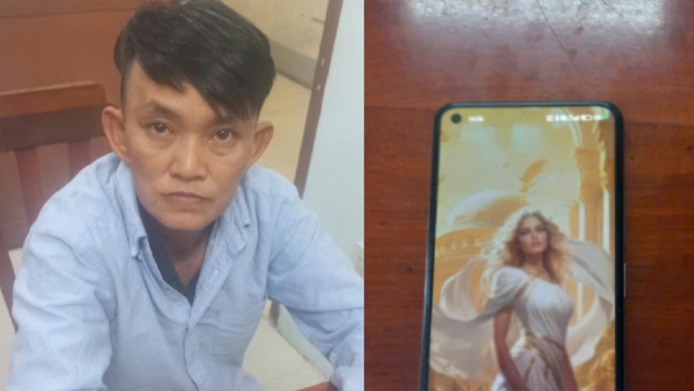 리킴짱은 안장 종합병원에서 휴대폰을 훔쳤습니다. 사진: 공안 제공