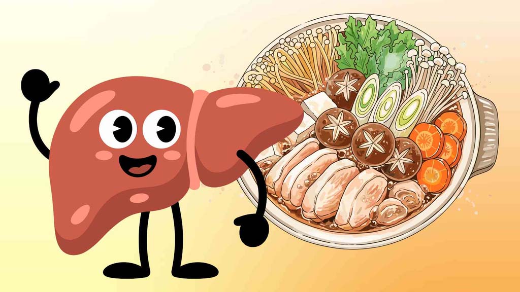 Simple dinner menu but very good for controlling fatty liver