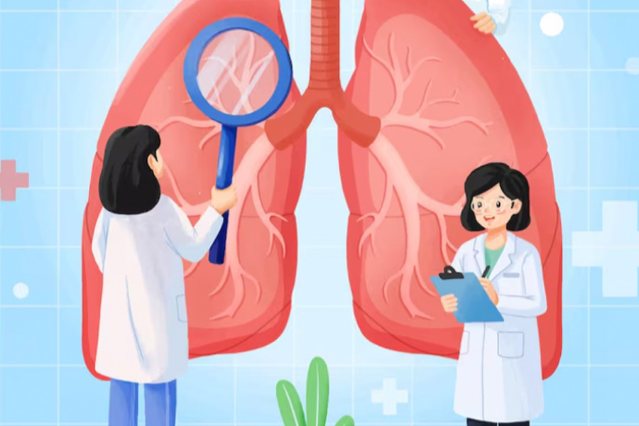 Early signs that lung health is declining. Graphics: Thien Nhan