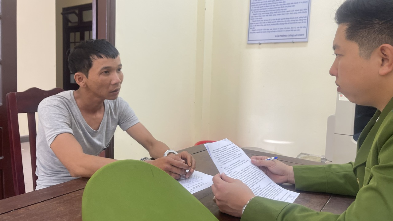 Đối tượng Phan Văn Thanh bị khởi tố. Ảnh: H. Nhung.