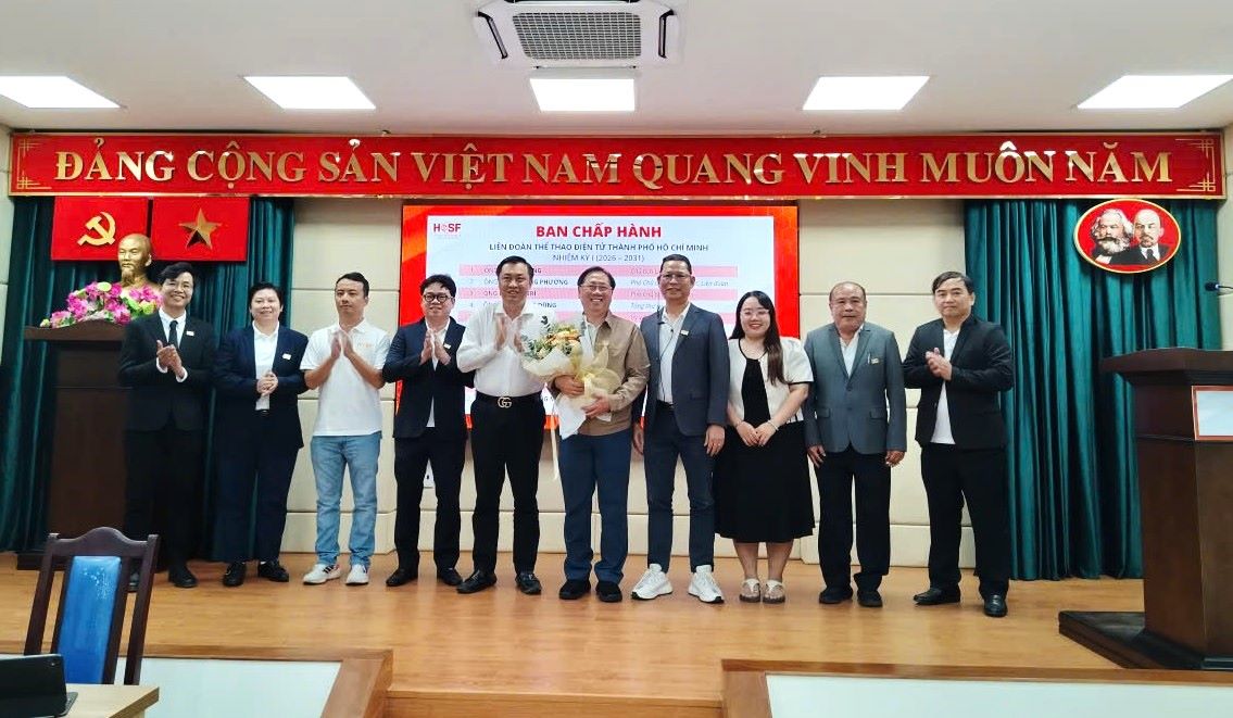 The Executive Committee of the Ho Chi Minh City E-Sports Federation term 1 (2026-2031) is launched. Photo: Nguyen Dang