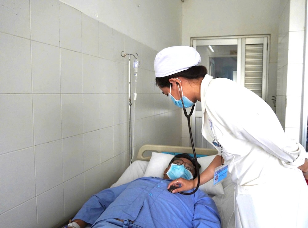 Tình trạng bệnh nhân ổn định sau quá trình hồi sức tích cực. Ảnh: BVCC.