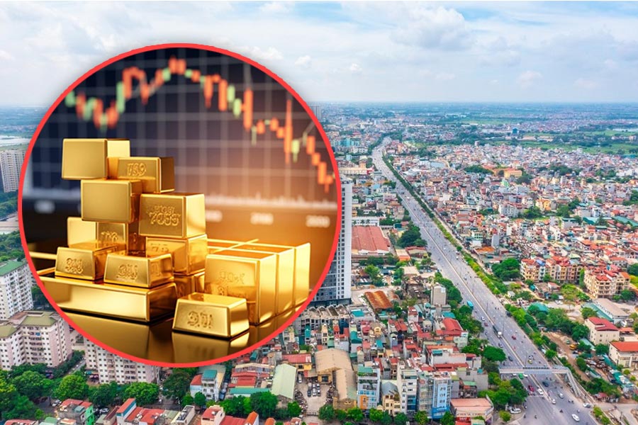 Gold and stock prices rise, real estate under pressure from competition as interest rates rise