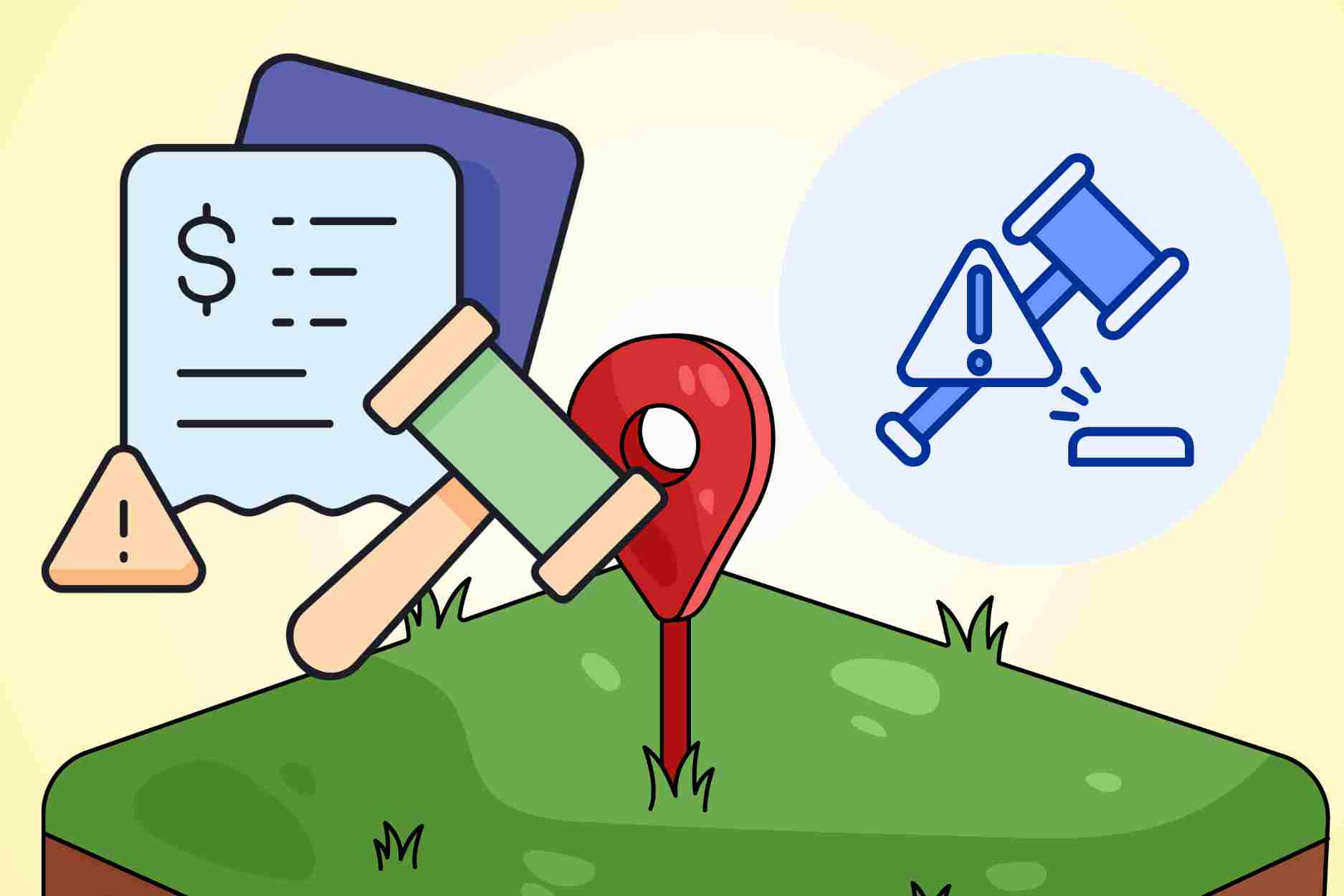 ¿Se puede emitir un libro rojo si la tierra invadida se utiliza de forma estable durante 15 años?