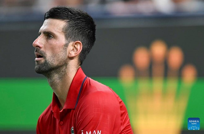 Tennis player Novak Djokovic. Photo: Xinhua