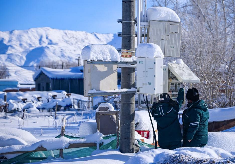 Strong cold air wave causes snowfall in Xinjiang Uygur Autonomous Region, China, January 16, 2026. Photo: Xinhua