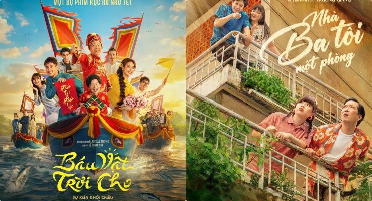 Vietnamese box office with a series of notable films. Photo: Film crew.