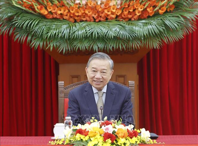 General Secretary To Lam held a phone call with South Korean President Lee Jae Myung on the afternoon of January 30. Photo: VNA