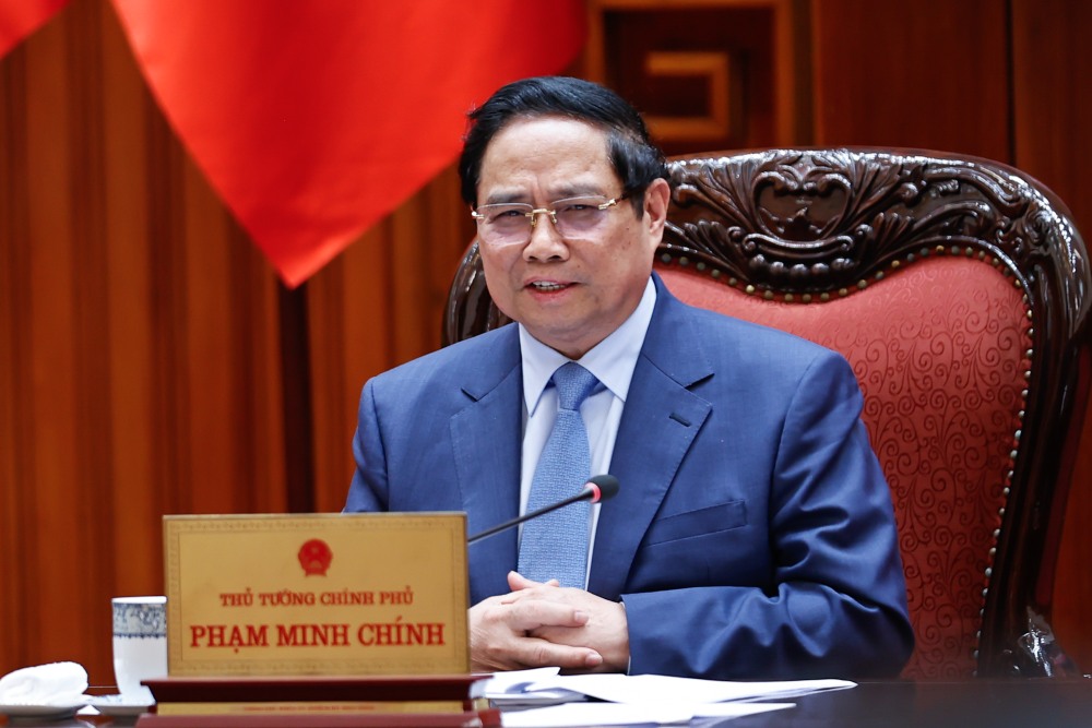 Prime Minister Pham Minh Chinh chairs the Government Standing Committee meeting on socio-economic situation to prepare for the regular Government meeting in January 2026. Photo: Nhat Bac