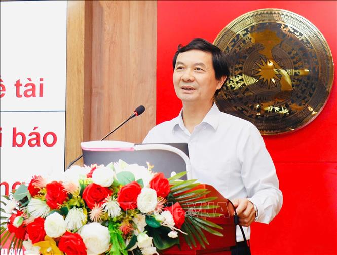 Mr. Ngo Minh Tuan, Director of Department, Head of Party Building Department, Communist Magazine. Photo: VNA