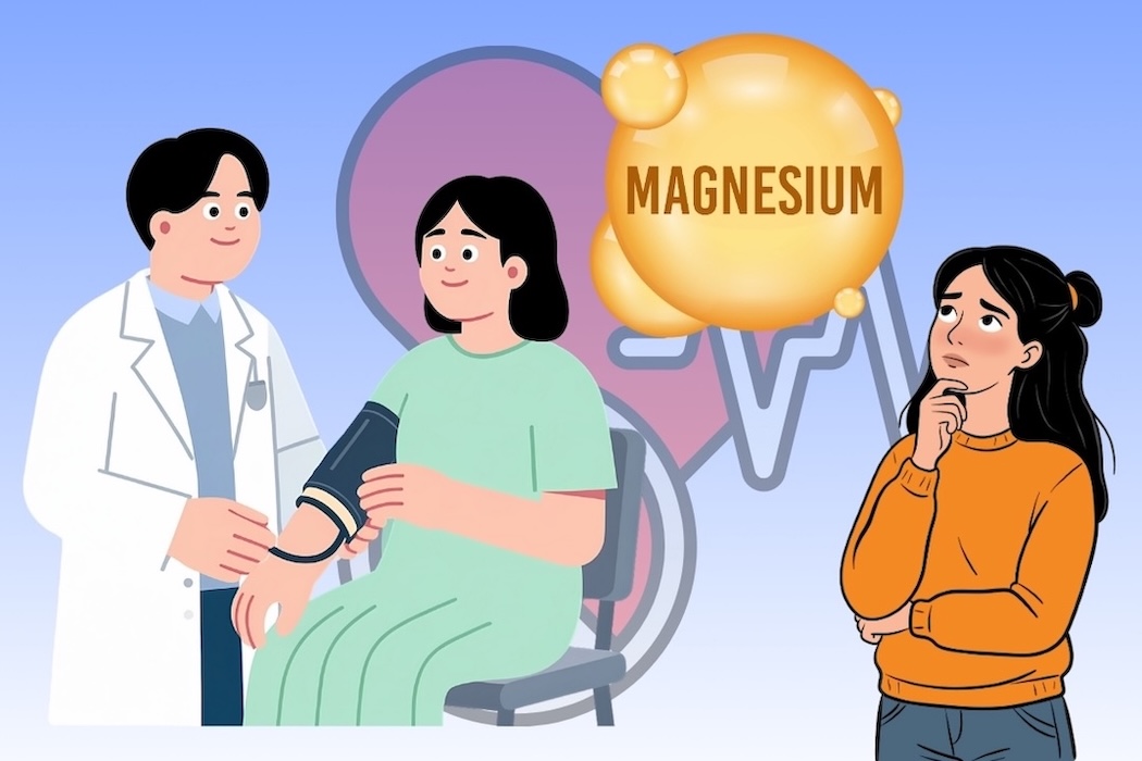 What happens to people with high blood pressure when using magnesium every day