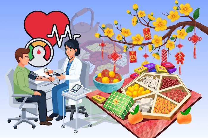 Safe ways to eat cakes and jams for people with high blood pressure during Tet