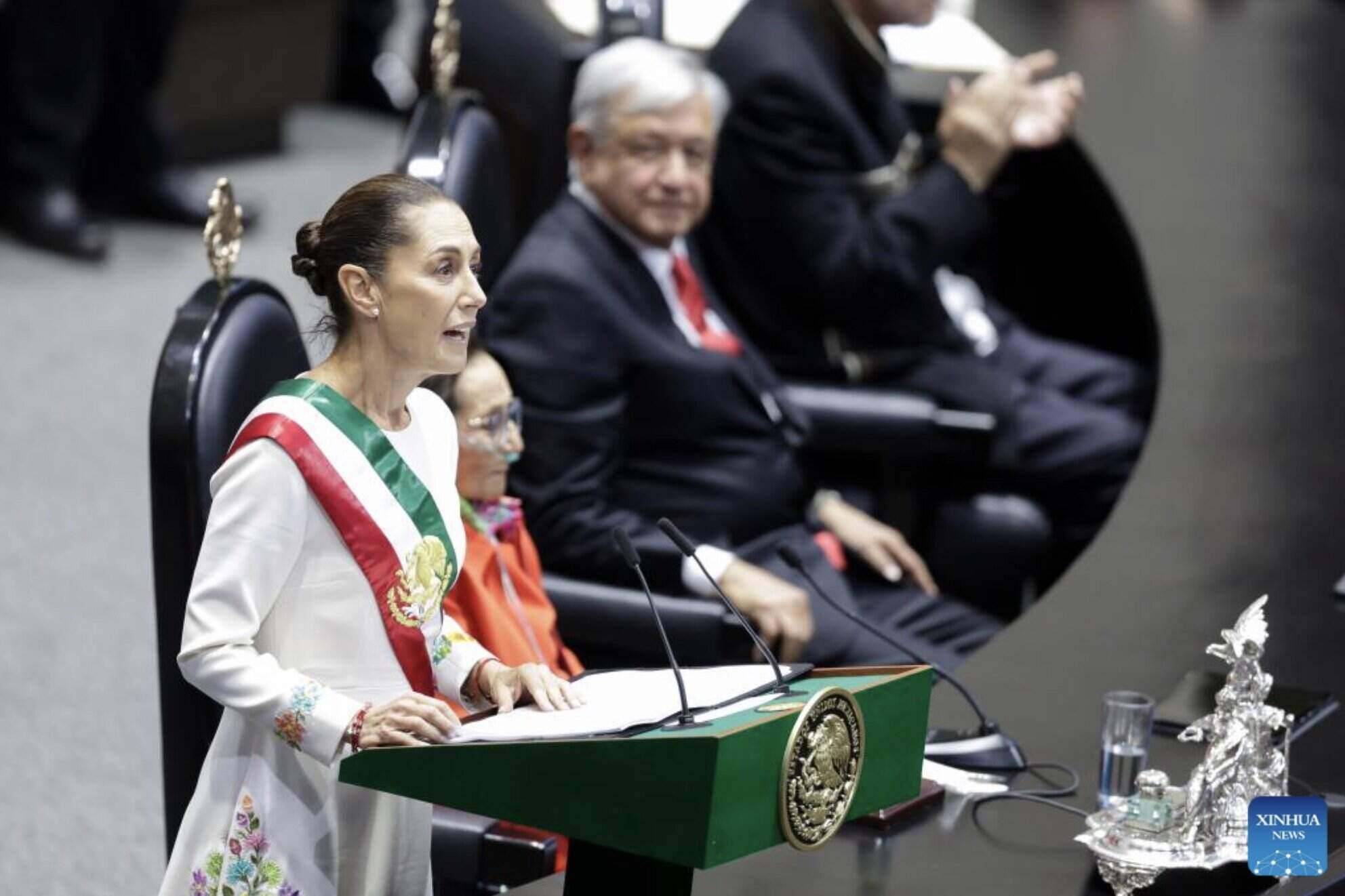 Mexican President Claudia Sheinbaum is looking for a new diplomatic solution before US tariffs. Photo: Xinhua