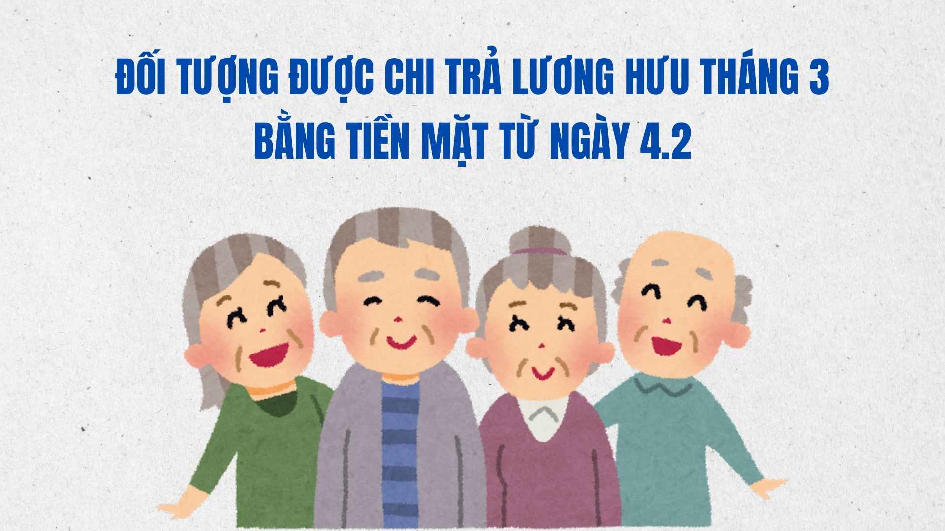 Subjects eligible for March pension payment in cash from February 4th