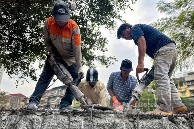 Many parks in Hanoi have been downgraded. Photo: Thien Nhan