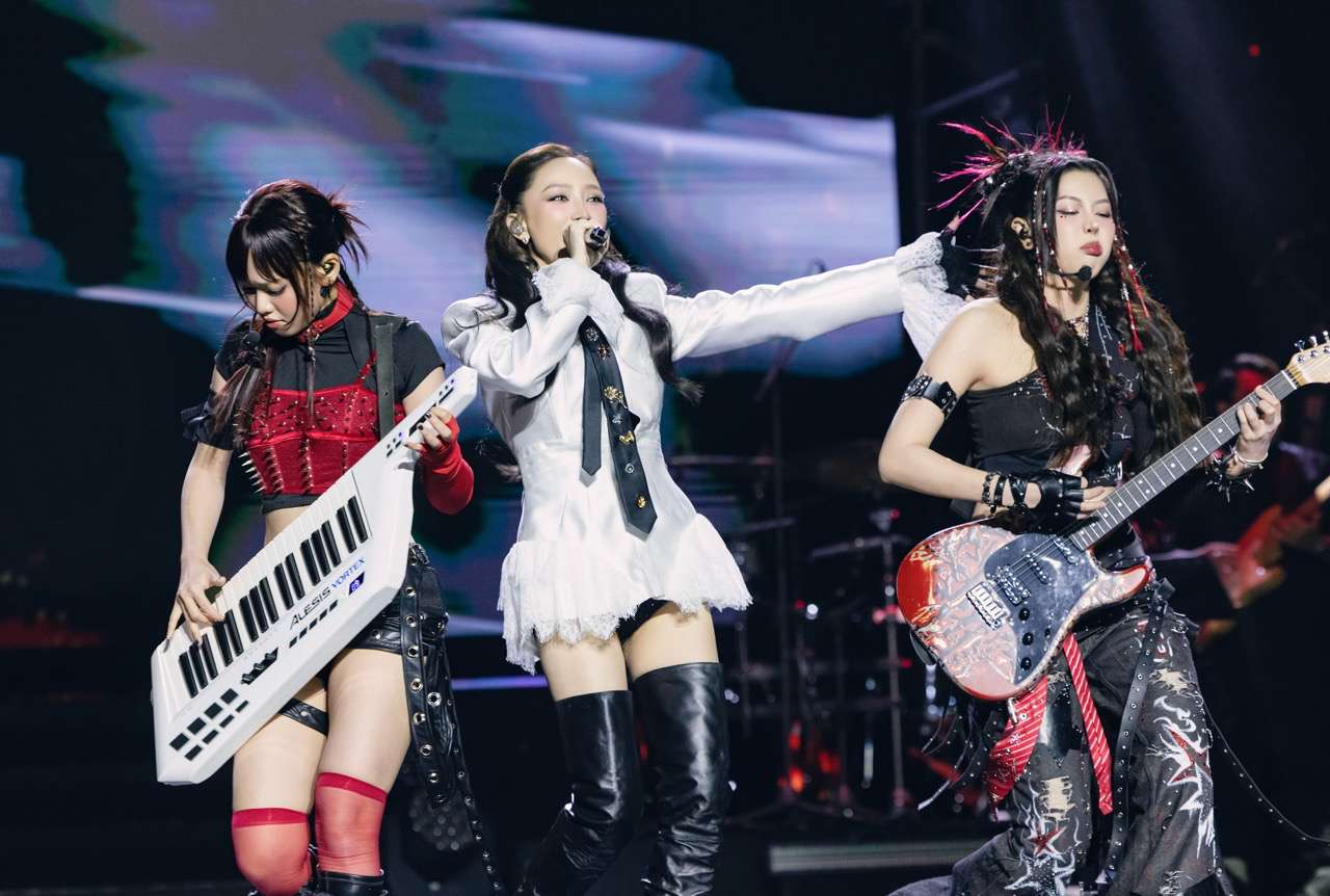 Toc Tien participe à Lan Song Xanh. Photo: Artiste fournie.