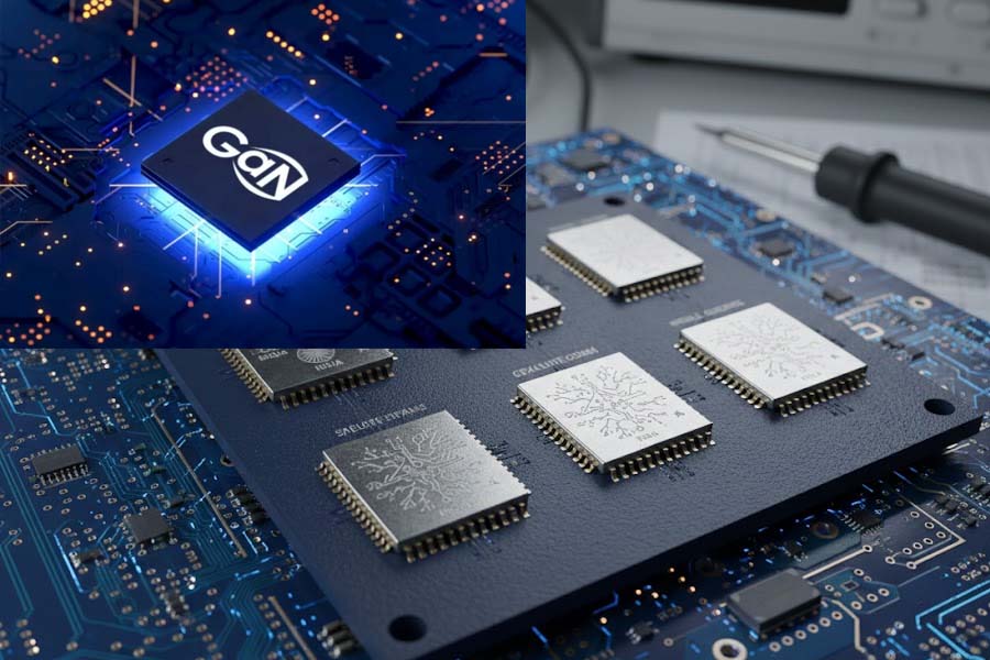 Gallium Nitride semiconductor chips developed by India are highly efficient, extremely heat-resistant, helping this country reduce dependence on foreign defense technology. Graphics: Cat Tien