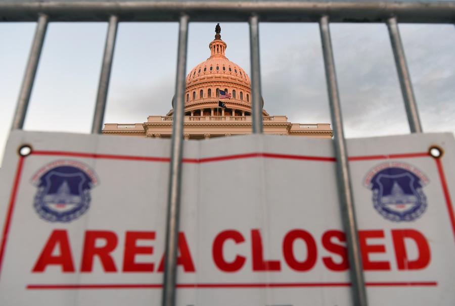 The US government partially shut down from January 31. Photo: Xinhua