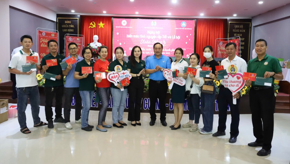 Hoạt động đã lan tỏa tinh thần tương thân tương ái trong đoàn viên, người lao động. Ảnh: CĐCS Công ty