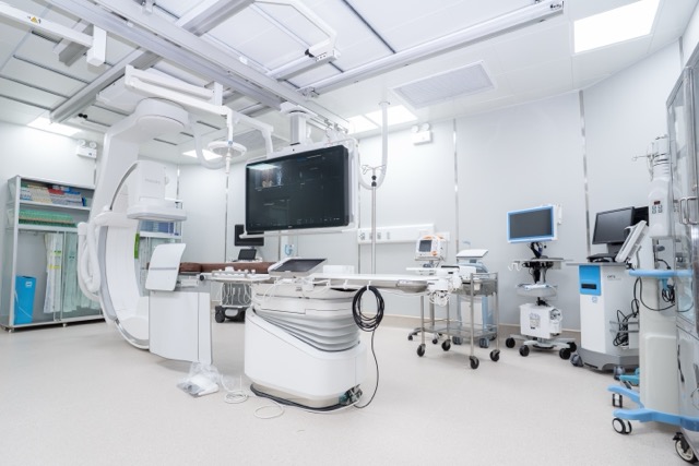 Modern interventional cardiovascular system for heart patients put into use by Cho Ray Hospital. Photo: BVCC