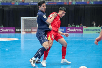 L'équipe vietnamienne de futsal vise le dernier match de la phase de groupes du championnat d'Asie de futsal 2026. Photo: Phan Hồng
