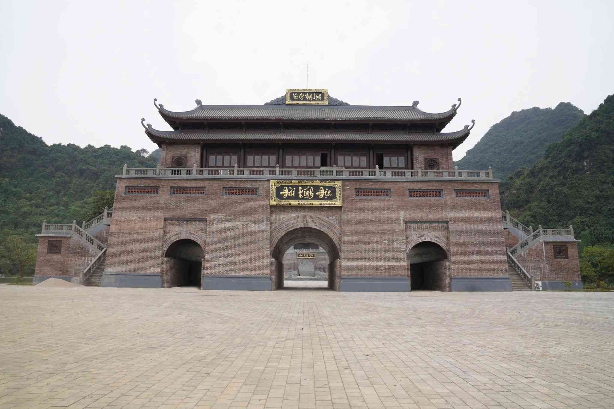 Kinh Thien Trang An Temple, where King Dinh Tien Hoang sacrificed to heaven and earth more than 1,000 years ago, has just been restored. Photo: Dieu Anh