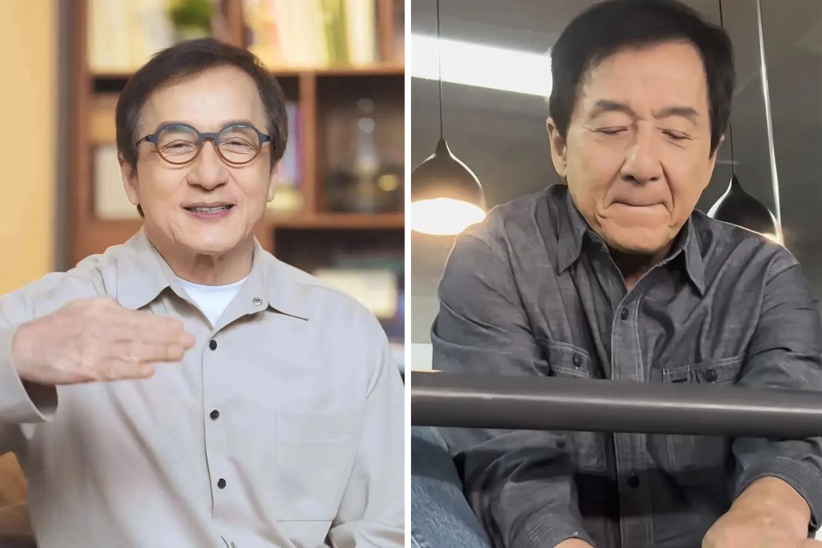 Jackie Chan participates in the social network Xiaohongshu (China). Photo: cut from video