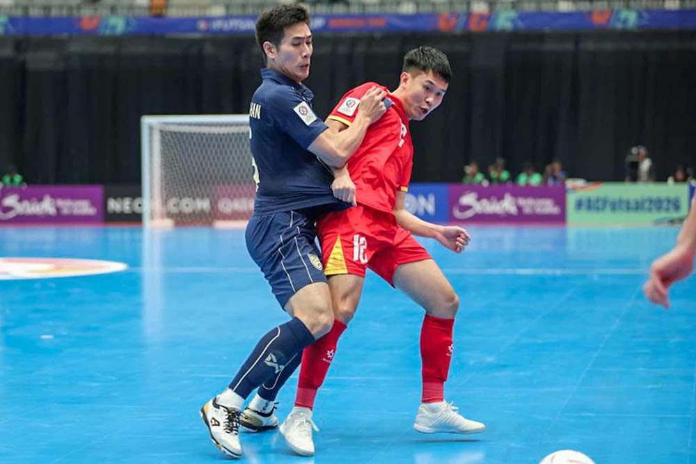 Tuyển futsal Việt Nam đã có trận đấu tốt trước Thái Lan. Ảnh: VFF
