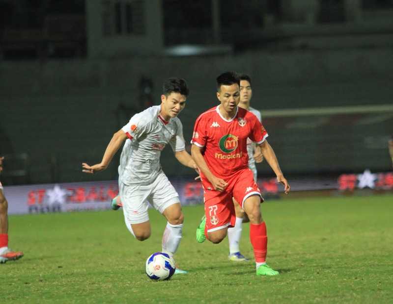 The Cong Viettel beat Hai Phong with a score of 2-1. Photo: Mai Huong