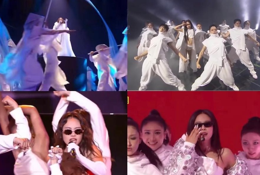 Phuong My Chi and the performance suspected of plagiarizing Jennie. Photo: Lan Song Xanh, cut clip.