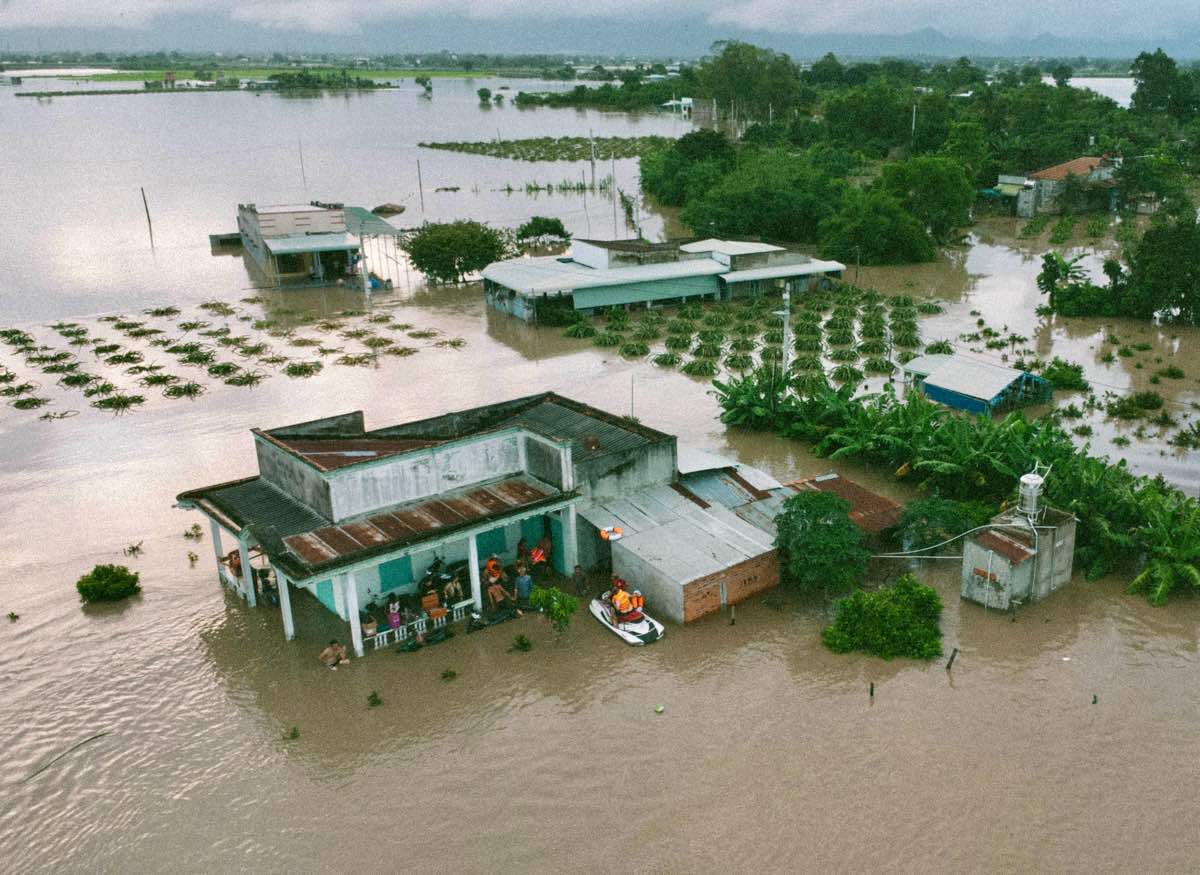 Ngap lut dot cuoi thang 10 - dau thang 11.2025. Anh: Duy Tuan 