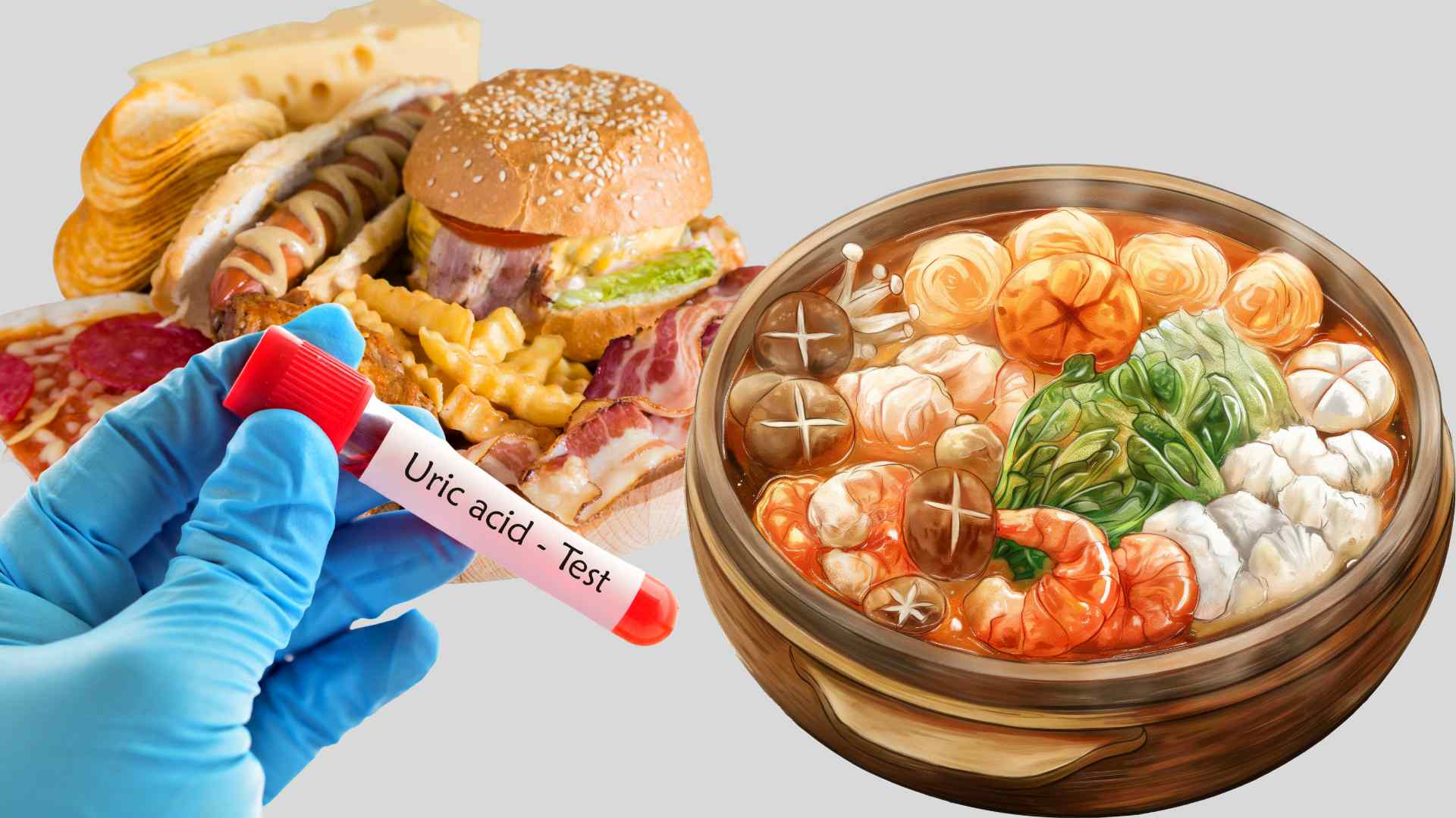 People with high uric acid should avoid some food groups to prevent kidney failure. Graphics: Ha May