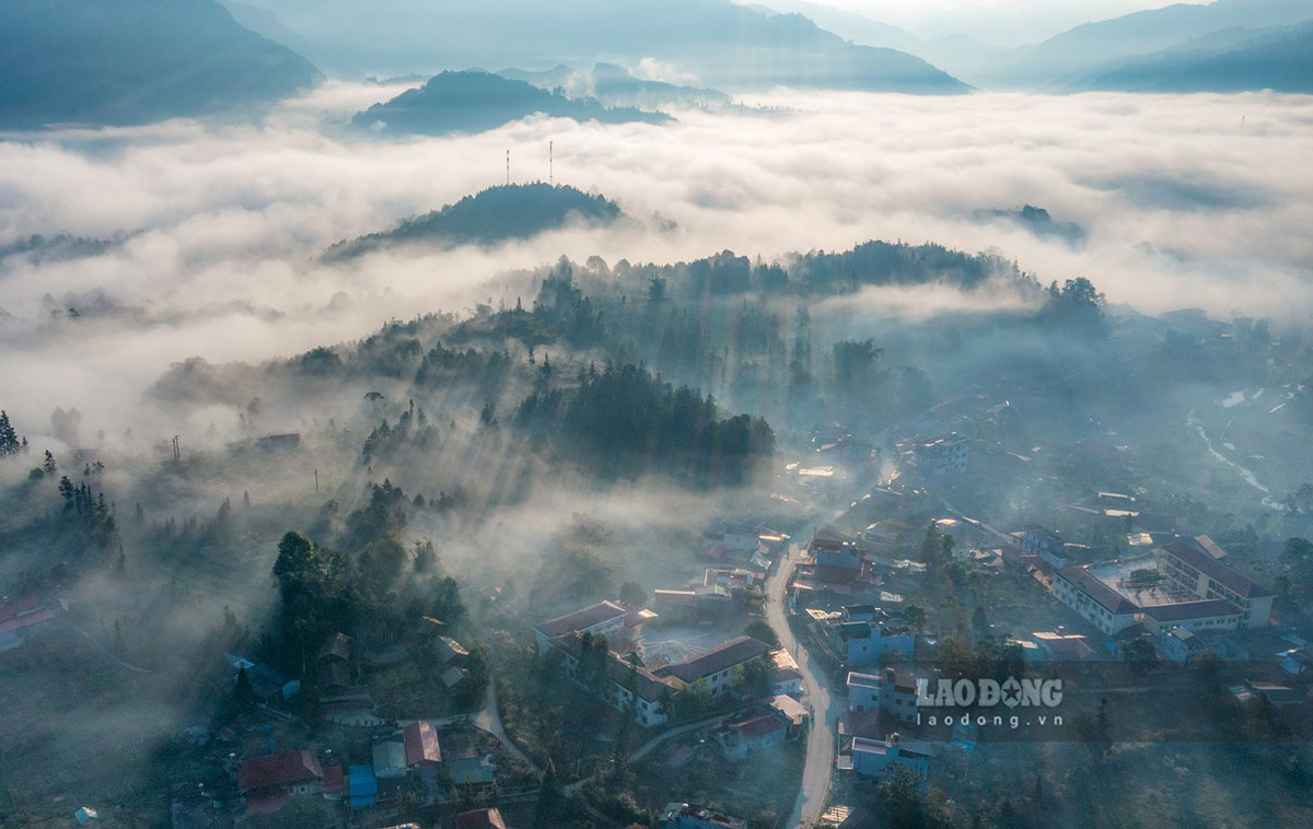 Bac Ha commune, Lao Cai province is on the list of areas with particularly difficult socio-economic conditions to serve as a basis for determining cases of early retirement. Photo: Anh Vi