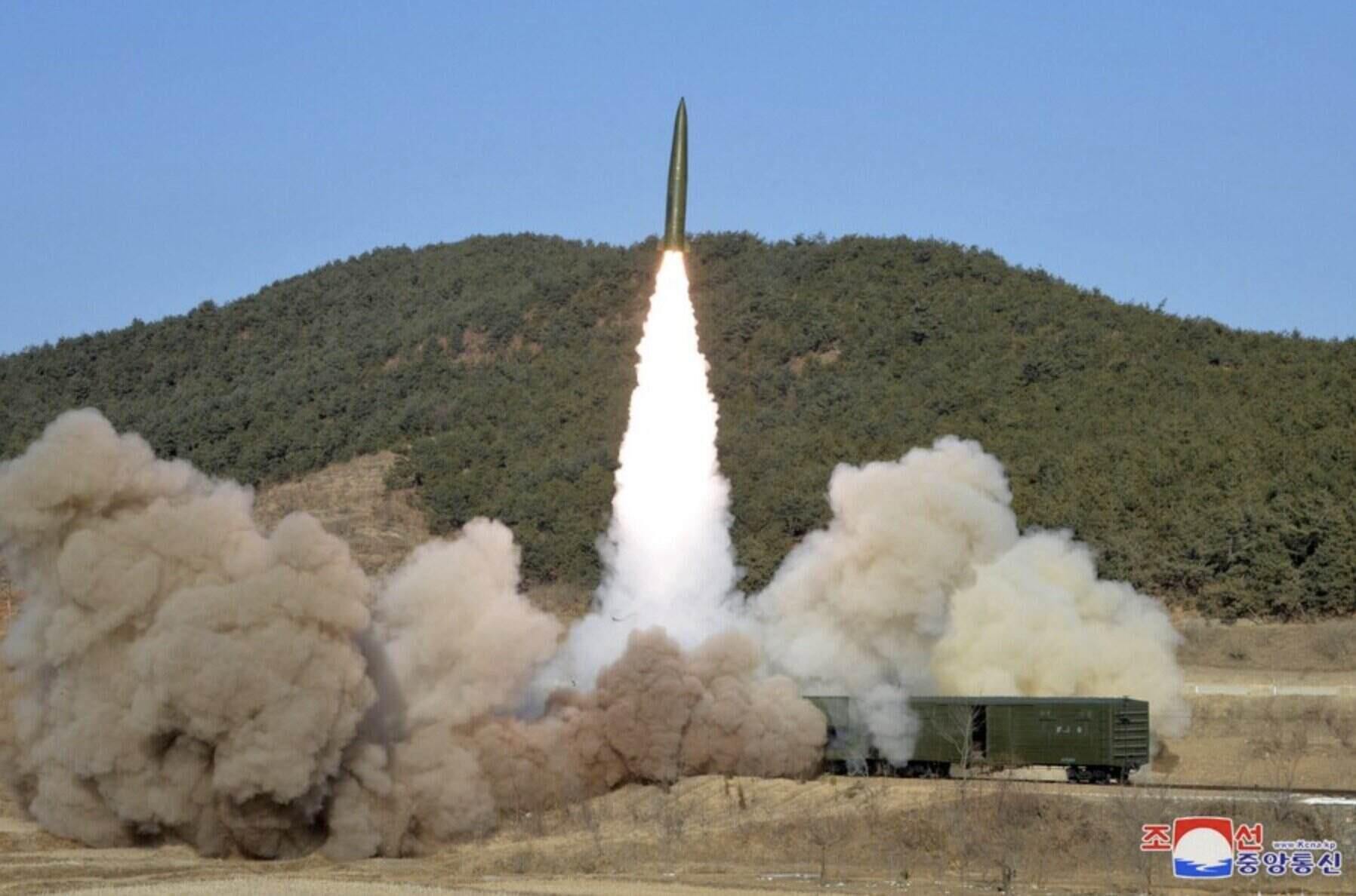 A North Korean missile launch. Photo: KCNA