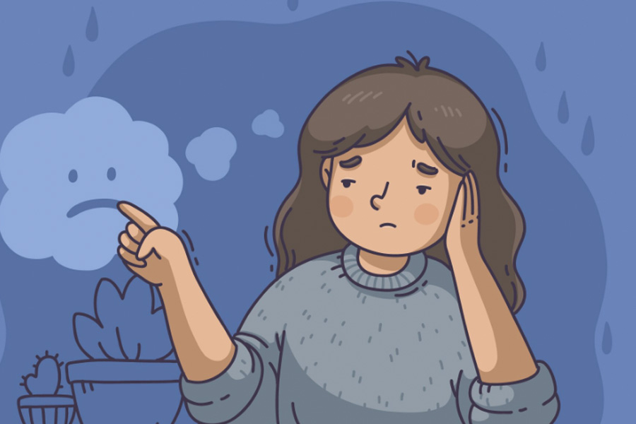 Experts warn of the risk of late diagnosis of depression in children. Graphics: Thien Nhan