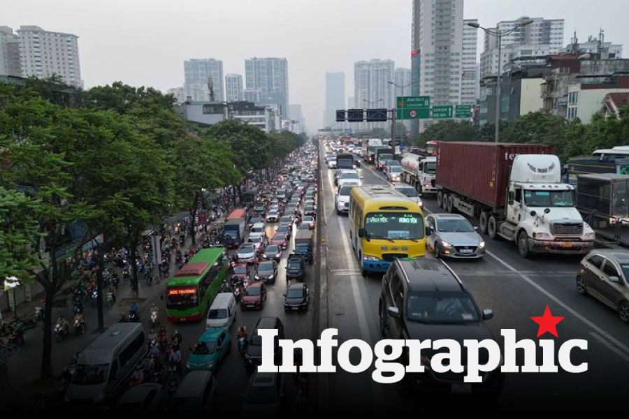 Lộ trình di chuyển tránh tắc đường tại cửa ngõ Hà Nội ngày cuối cùng nghỉ lễ
