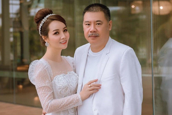 Dien vien, nha san xuat Mai Thu Huyen va chong. Anh: NVCC