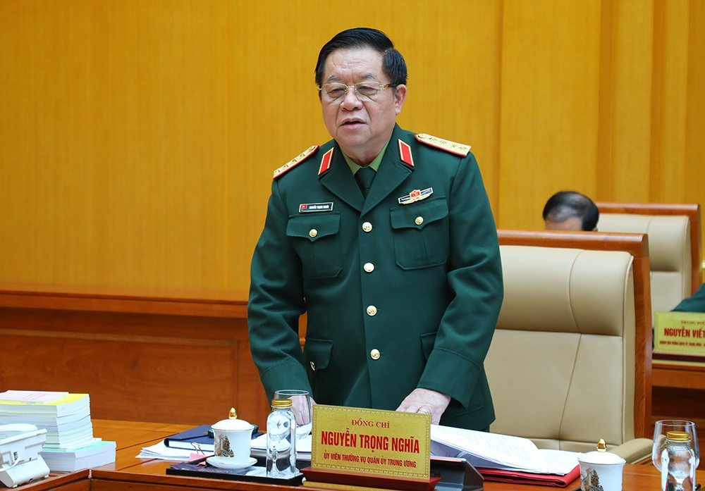 Dai tuong Nguyen Trong Nghia. Anh: Bo Quoc phong