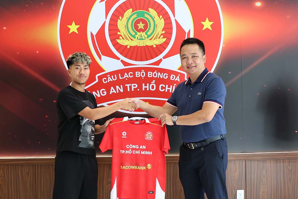 Ho Chi Minh City Police Club completes the recruitment of Vietnamese-Australian player Khoa Ngo. Photo: Ho Chi Minh City Police Club