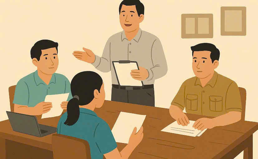 The Ministry of Home Affairs guides allowances and salary ranking for commune-level civil servants according to new regulations. Graphics: Huong Giang