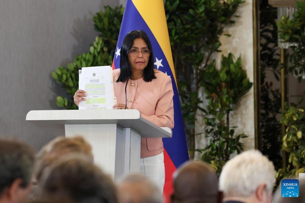 Venezuelan Vice President Delcy Rodriguez. Photo: Xinhua