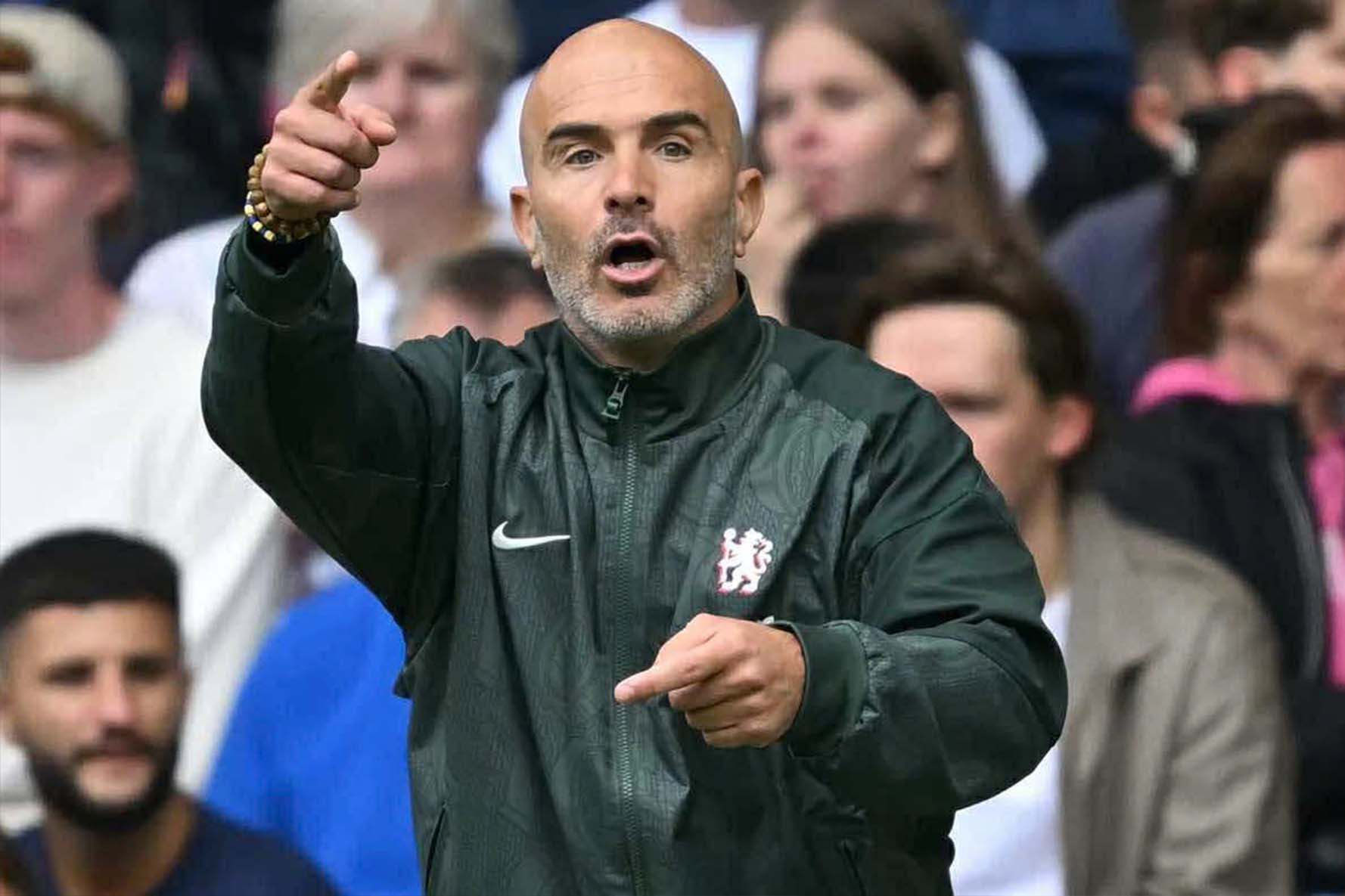 Enzo Maresca roi Chelsea trong su that vong. Anh: AFP