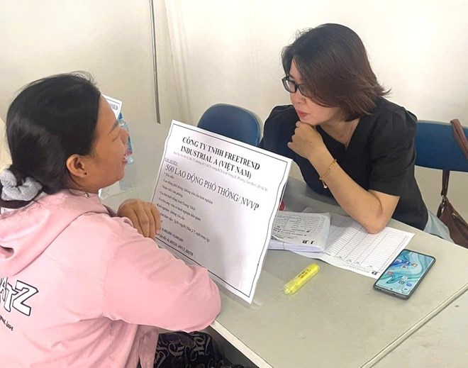 Employment service businesses are responsible for creating, updating, and managing labor data for job counseling and job introduction registration. Photo: Duc Long