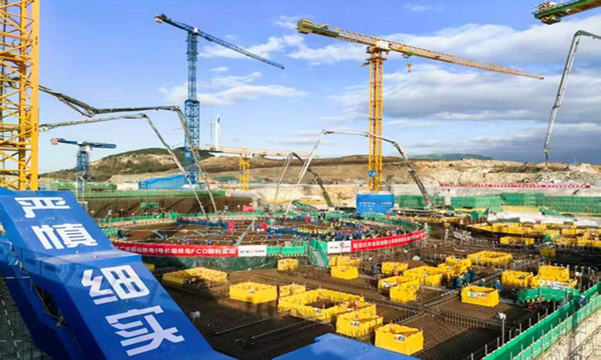 China is building the Zhaoyuan nuclear power plant in Shandong, eastern China. Photo: China Nuclear Power Corporation