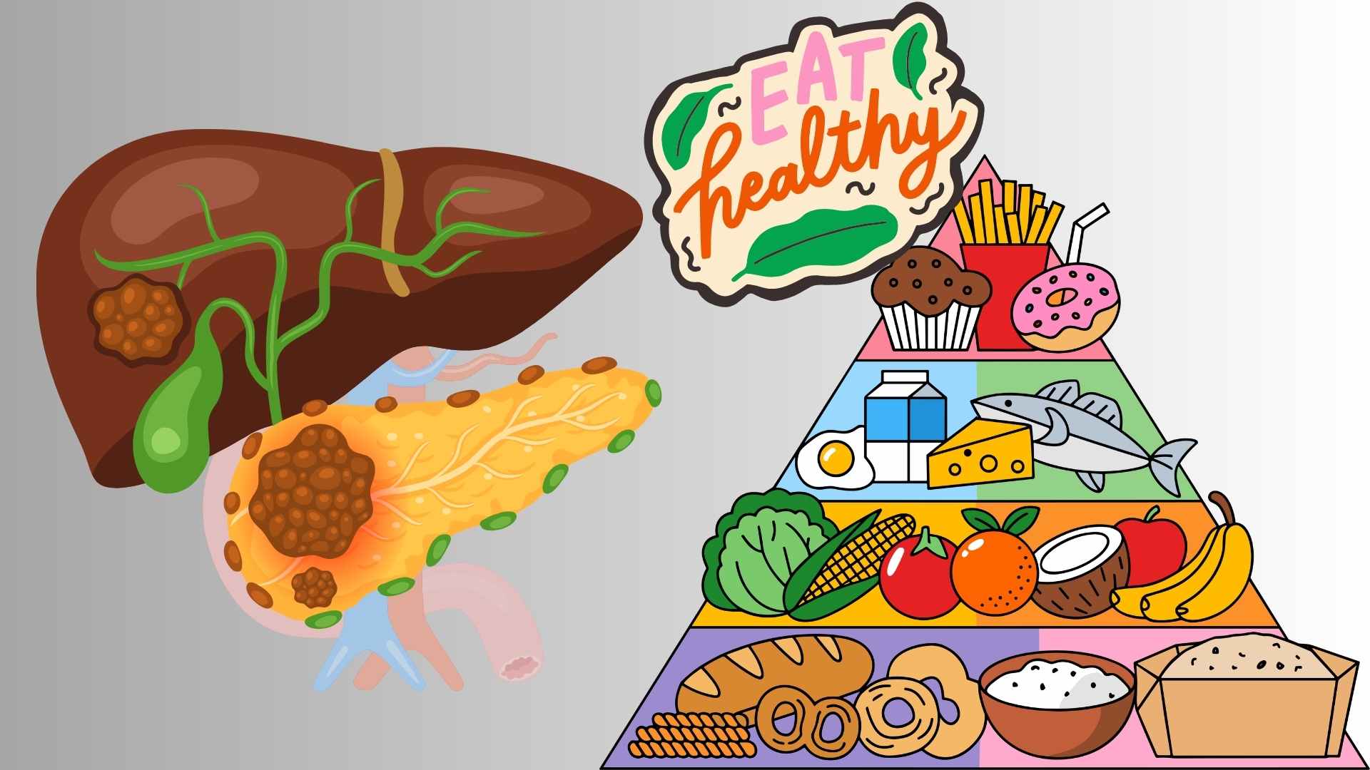 Eating properly helps prevent liver cancer. Graphics: Ha May