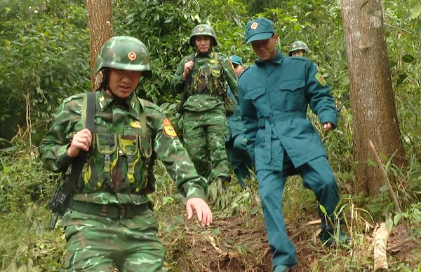 Strict control of the border area in Quang Tri. Photo: Border Guard