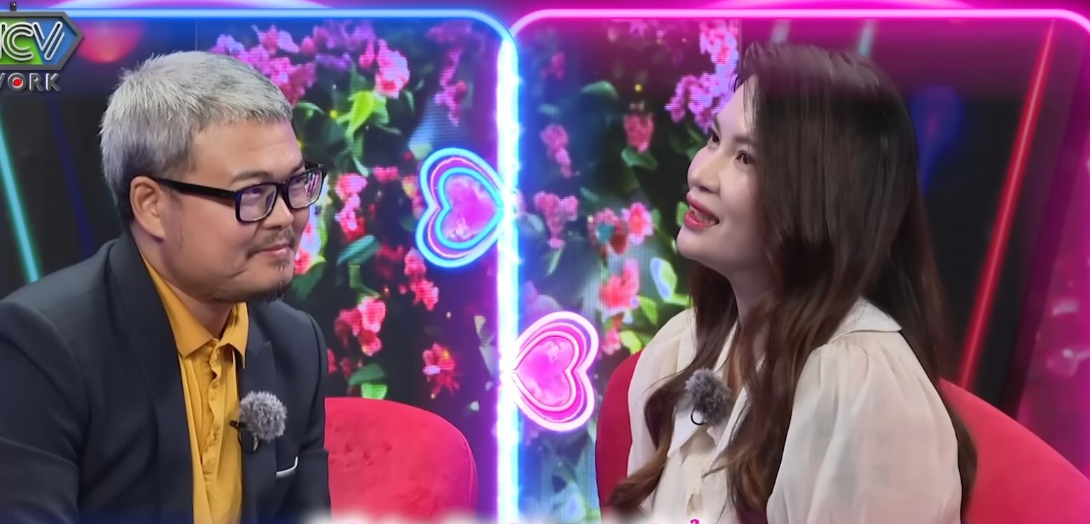 The couple at the "You Want to Date" program. Photo: MCV Unit