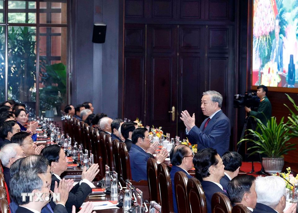 Tong Bi thu To Lam tai Le ky niem. Anh: TTXVN