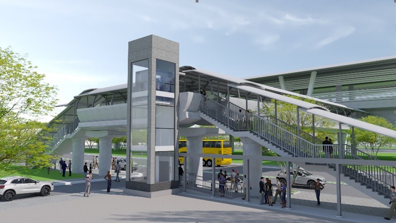 Overview of elevators at Tan Cang station. Photo: MAUR