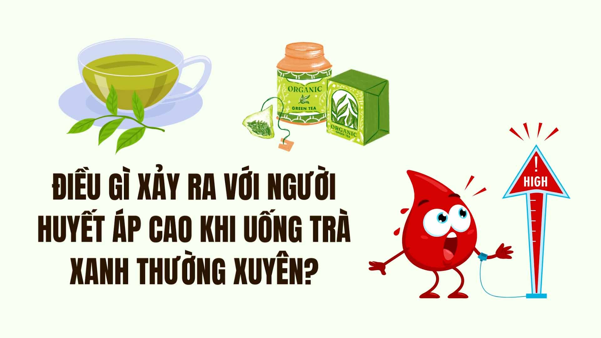 What happens to people with high blood pressure when drinking green tea regularly